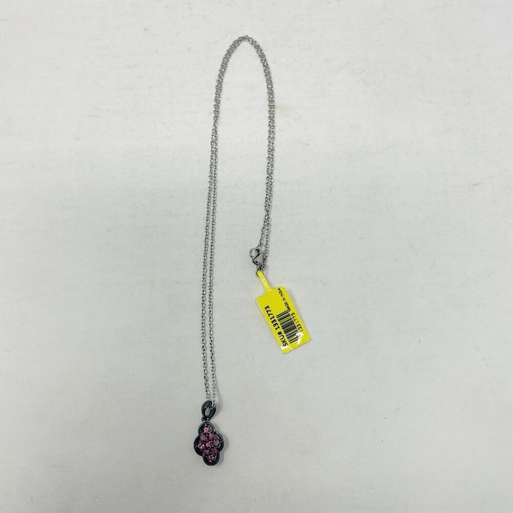 Shop‎ LC Signity Pink Topaz Round Pendant in Sterling Silver with Chain 5259
